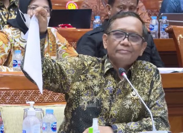 Mahfud MD RDP Di DPR