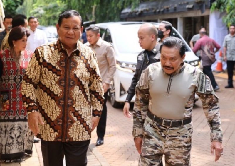 Prabowo Subianto dan Hendropriyono