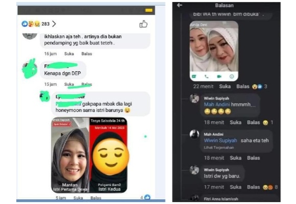 Diduga istri siri Dewa Eka Prayoga