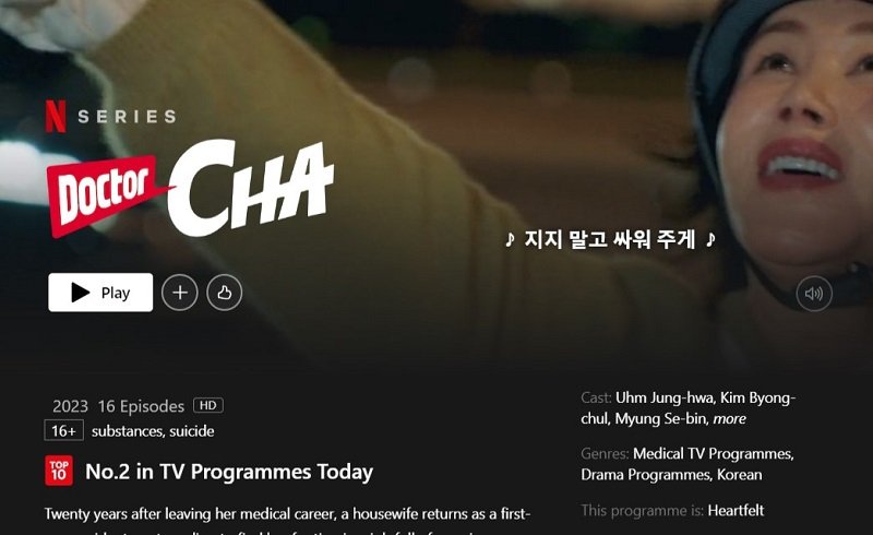 Drakor Doctor Cha