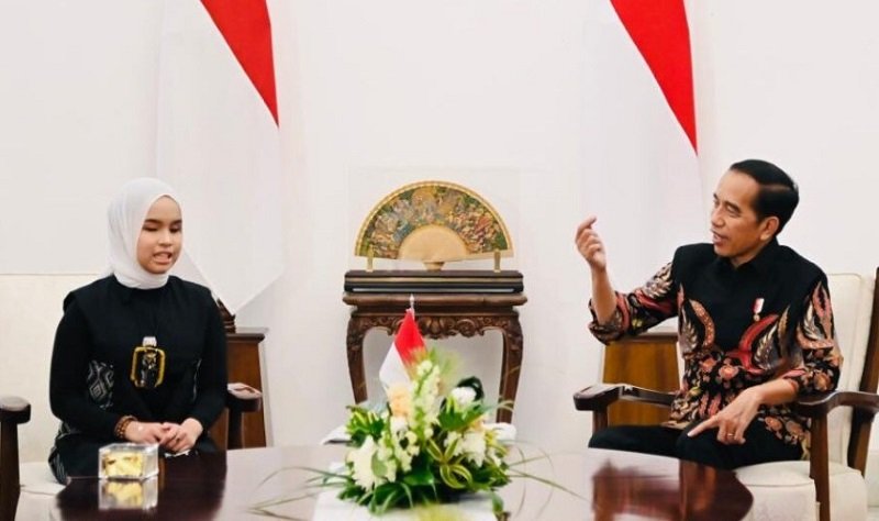 Jokowi dan Putri Ariani