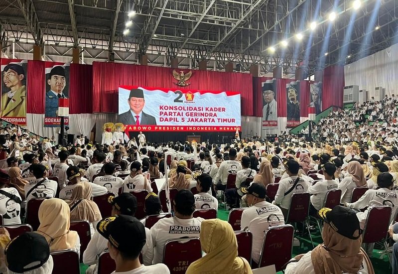 Konsolidasi Partai Gerindra Jakarta Timur