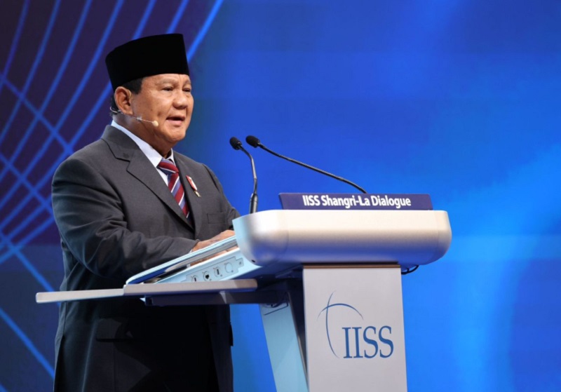 Prabowo Subianto di Singapura