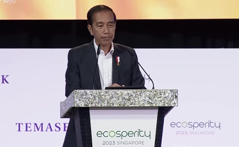 Presiden Jokowi di Singapura