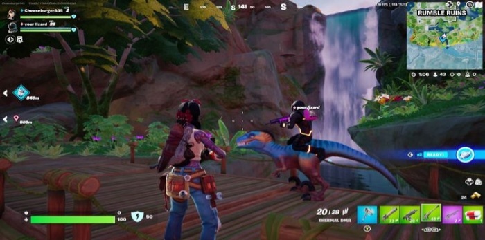 Pro Kontra Perubahan Drastis Pada Opsi Mobilitas di Game Fortnite Chapter 4 1 pemain fortnite menaiki raptor