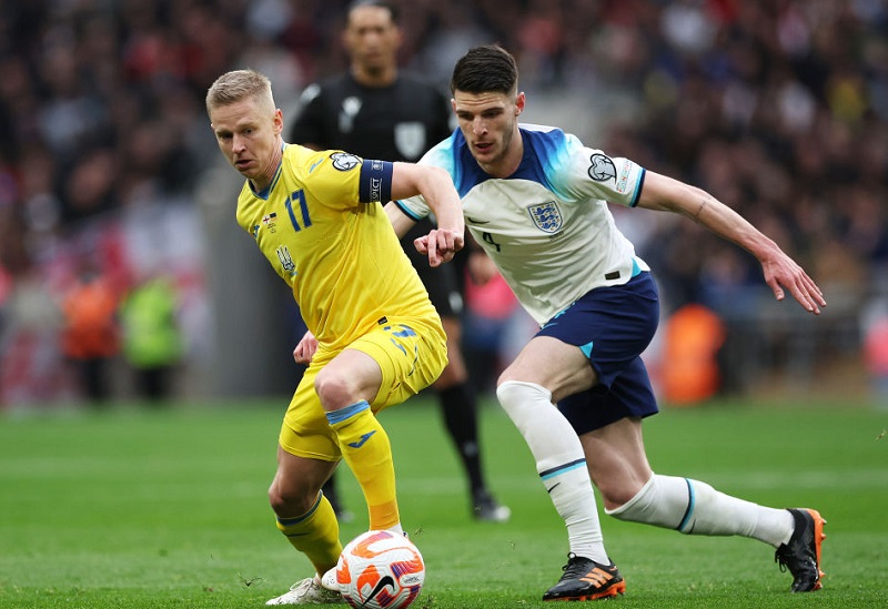 Declan Rice dan Zinchenko