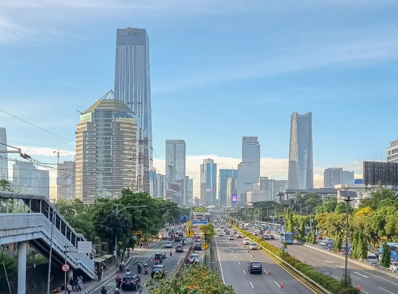 Pagi sampai Malam Hari Cuaca Jakarta akan Cerah hingga Berawan