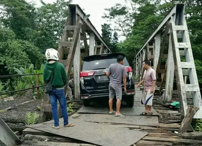 Jembatan Rusak di Pekalongan