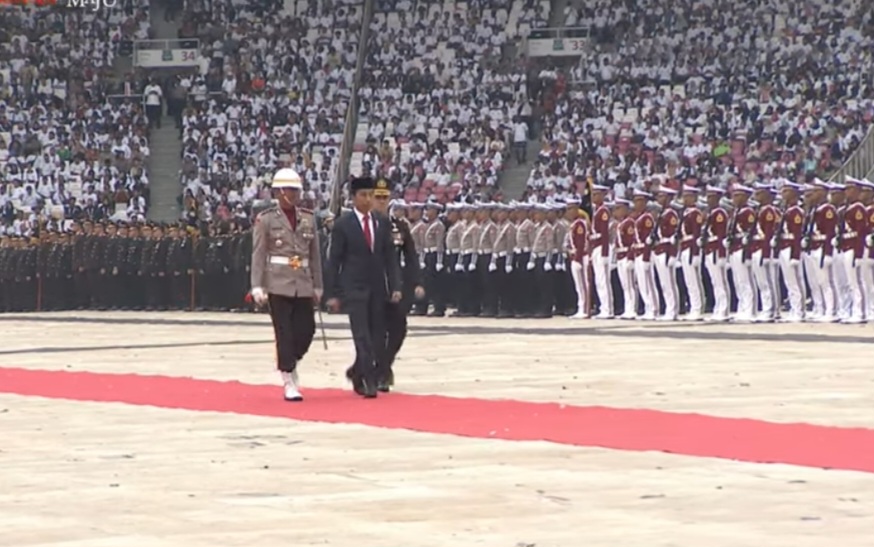 Jokowi di GBK