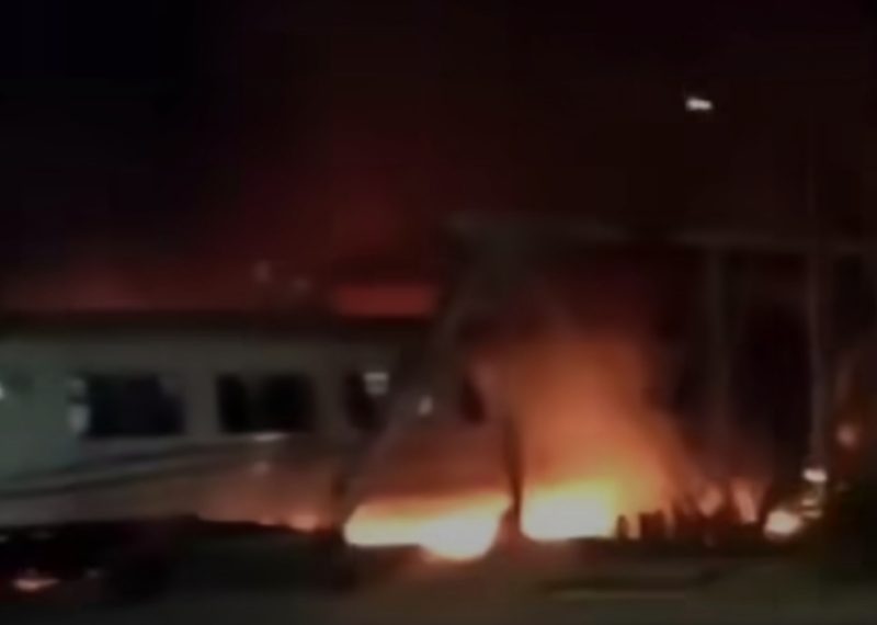 Tabrakan kereta di Semarang