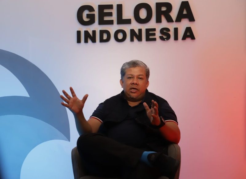 Wakil Ketua Umum Partai Gelora Fahri Hamzah.