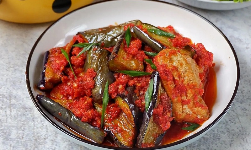 Balado Terong dan Tahu