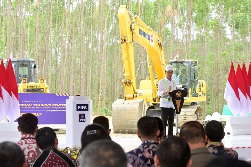 Jokowi di IKN -