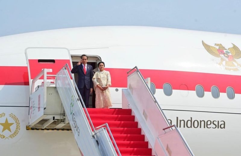 Presiden Jokowi bersama Iriana