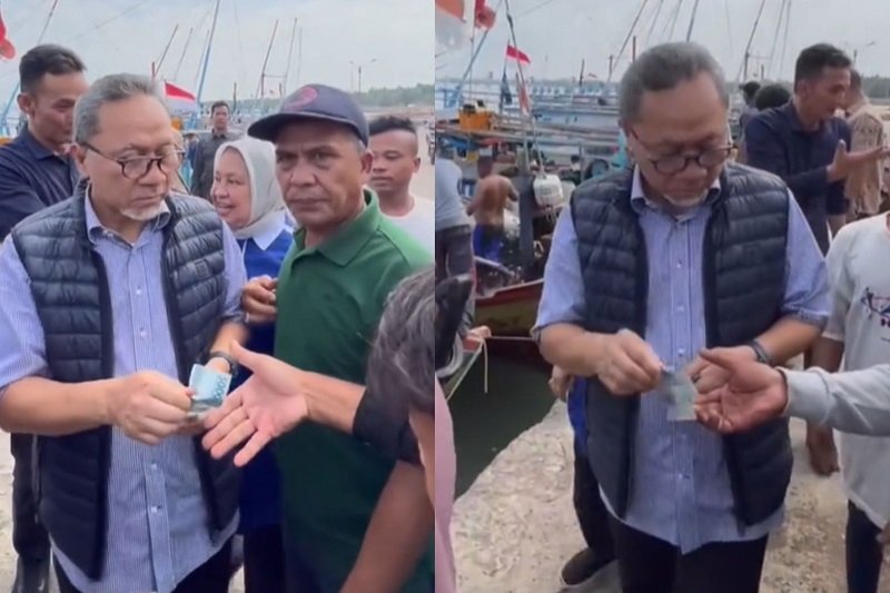 Zulhas Bagi Bagi Uang