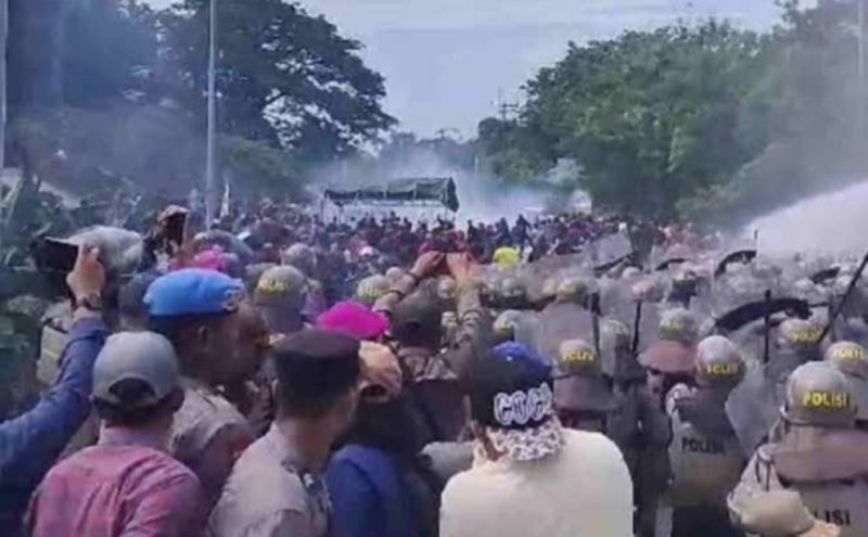 bentrokan di Pulau Rempang