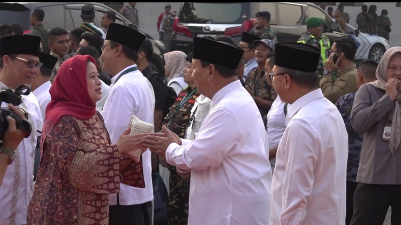 Prabowo Menyambut Puan