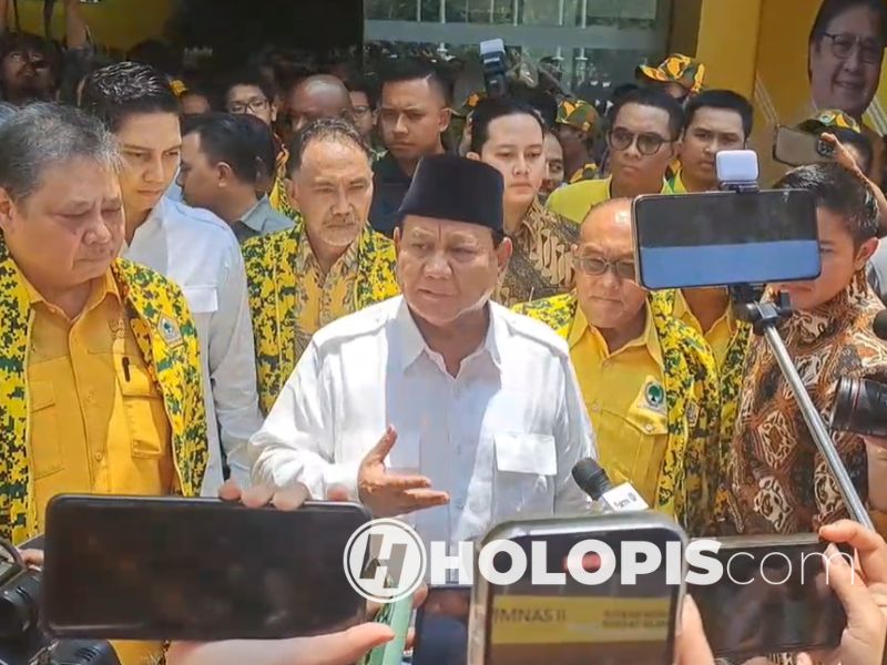 Prabowo Subianto Hormati Keputusan dan Jiwa Besar Golkar