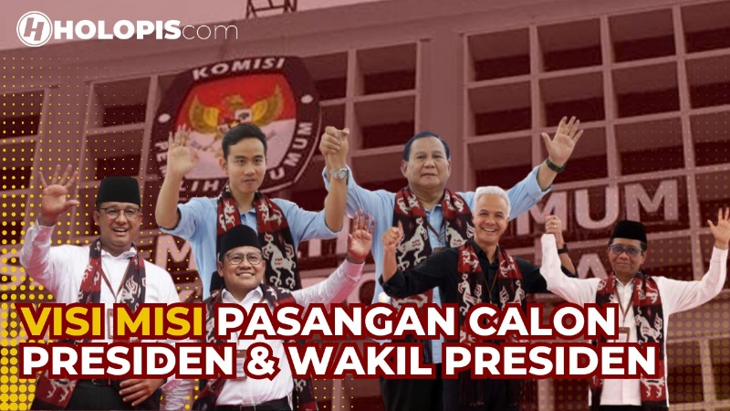 Begini Visi Misi Capres Dan Cawapres Untuk Pilpres Holopis Com