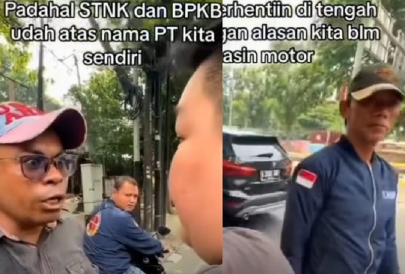 Aksi Premanisme yang mengaku debt collector