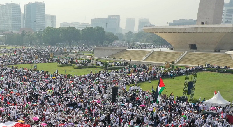 Aksi dukung Palestina