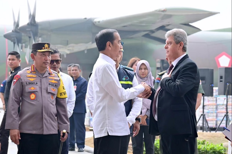 Jokowi dan Dubes Palestina