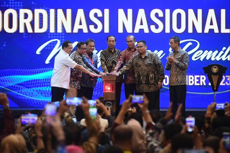 Jokowi di Konsolidasi Pemilu 2024