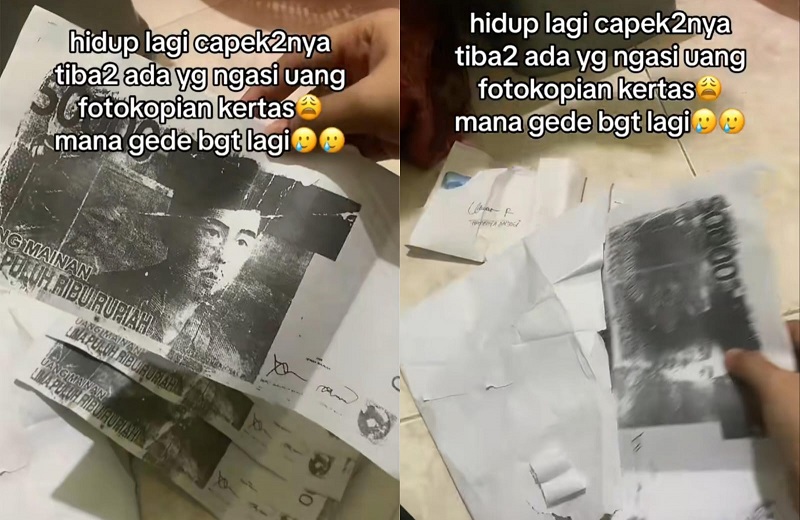 Penganten baru dapet amplop fotokopian