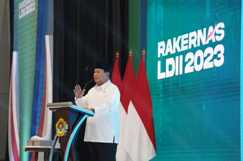 Hadiri Rakernas LDII, Prabowo Sebut Indonesia Jadi Negara Makmur Kalau…