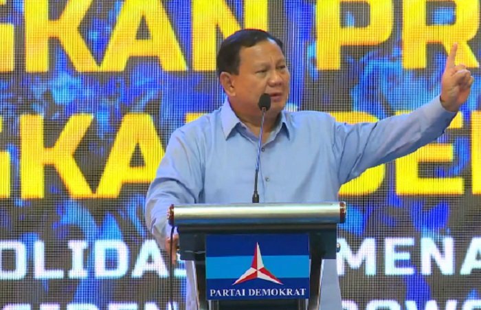 Prabowo di Demokrat