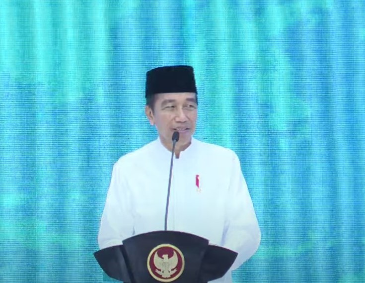 Presiden Jokowi saat Acara Peresmian Pembukaan Rakernas LDII