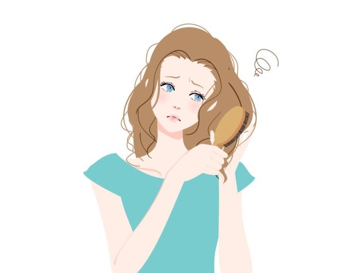 Ilustrasi Rambut Kering