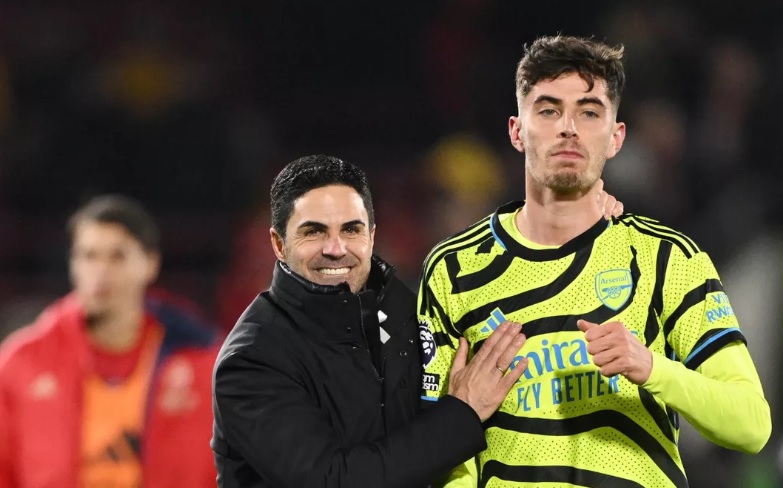 Arteta dan Havertz-Holopiscom