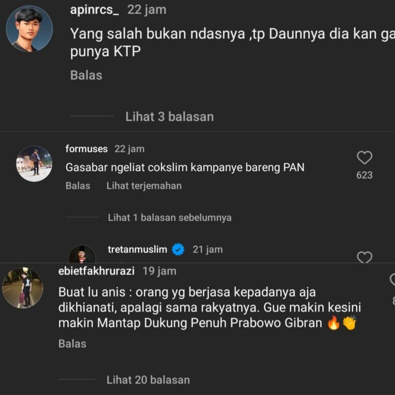 Comment Ndasmu Postingan Coki - HOLOPISCOM