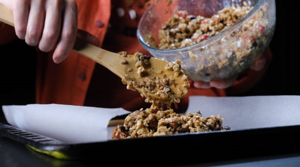 Granola di atas loyang