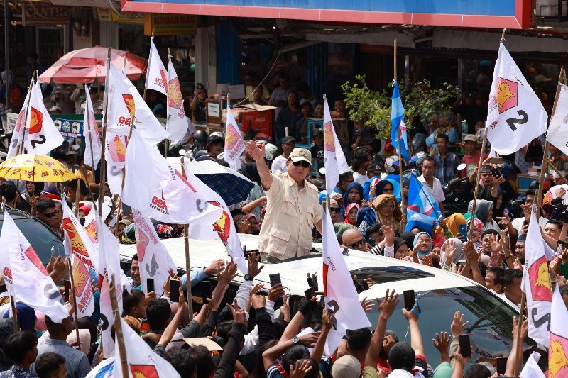 Prabowo di Sumatera Barat