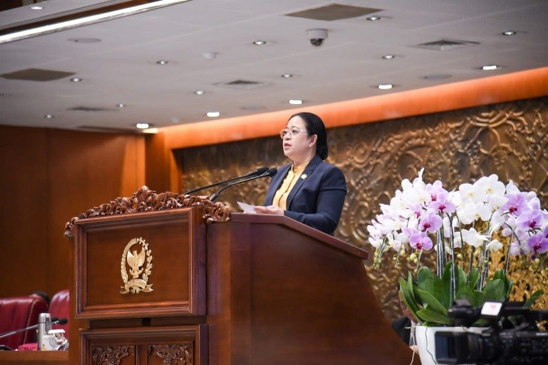 Puan Maharani di Penutupan Masa Sidang II-Holopis