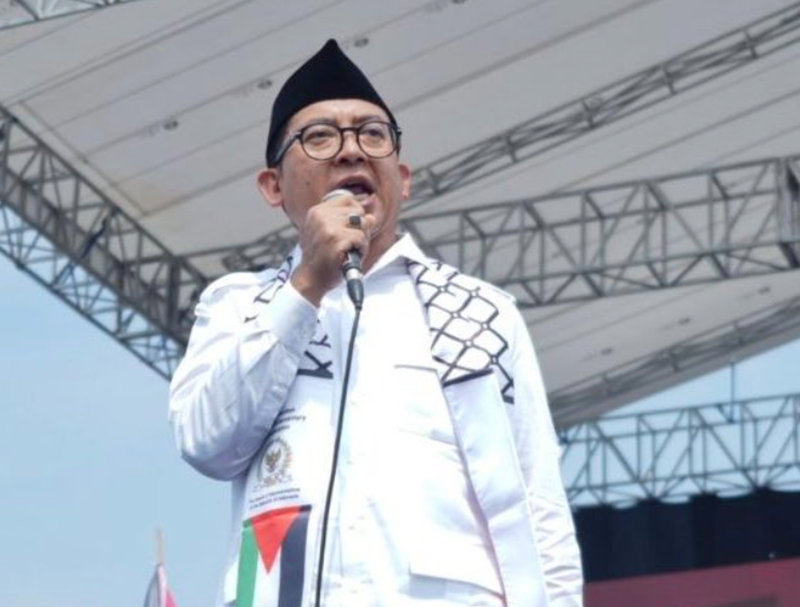 Fadli Zon di Aksi Bela Palestina