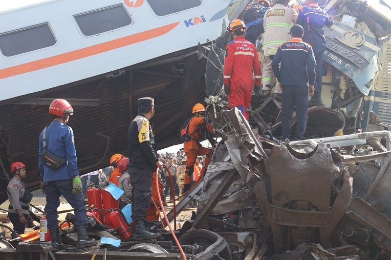 Kecelakaan Kereta di Cicalengka-Holopiscom