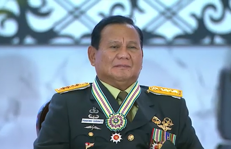 Jenderal TNI HOR Prabowo Subianto