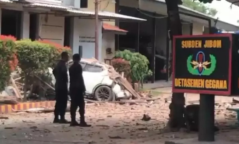 Ledakan di Polda Jawa Timur