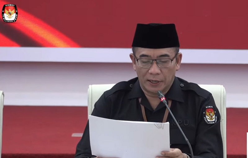 Ketua KPU Hasyim Asy'ari