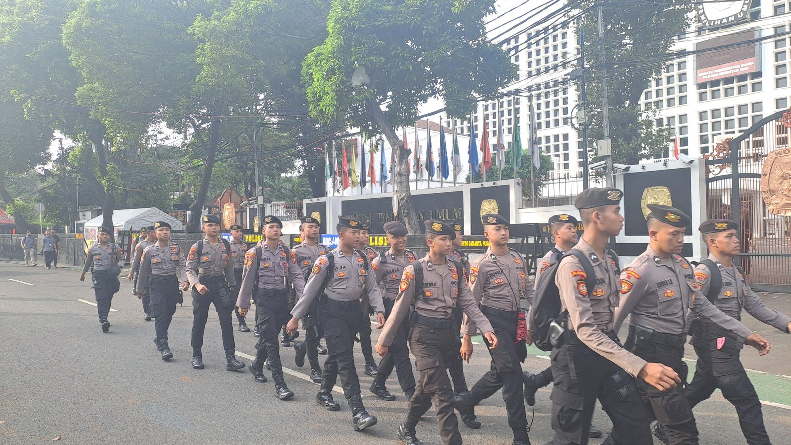 Pengamanan Penetapan Pemenang Pilpres 2024