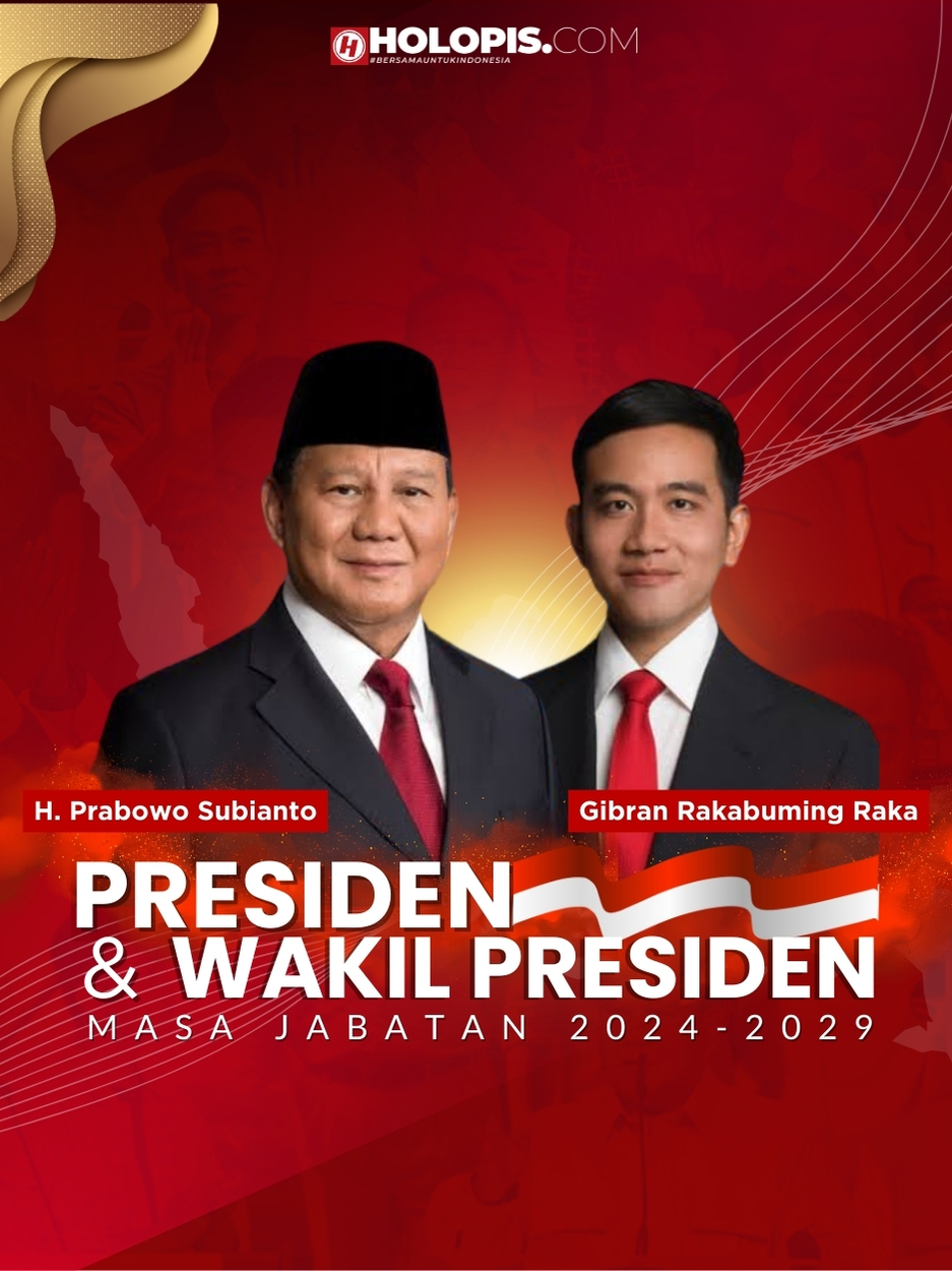 Prabowo Subianto dan Gibran Rakabuming Raka 2024-2029