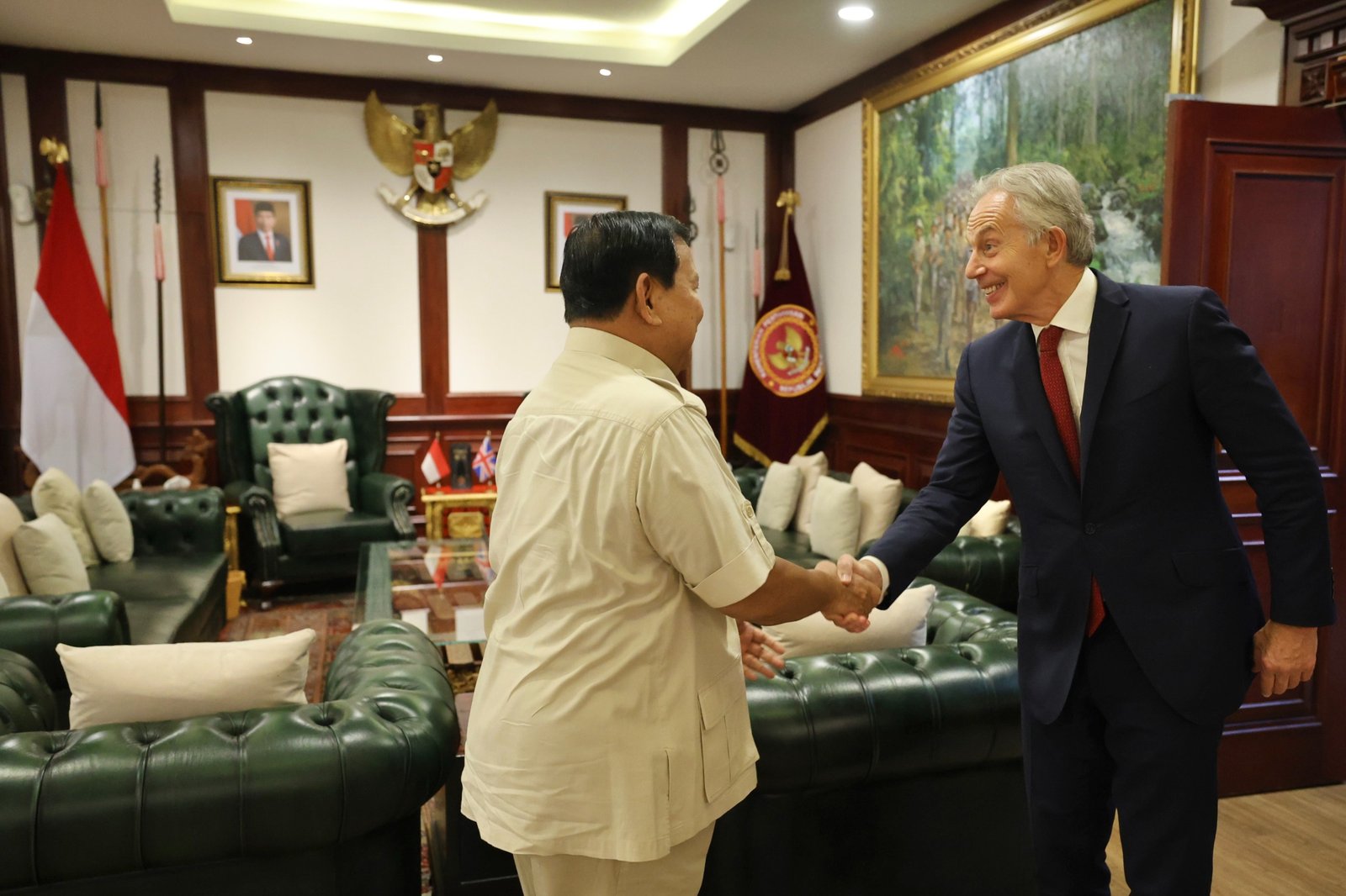 Prabowo dan Tony Blair