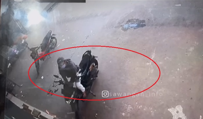 CCTV Pencurian Motor di Sawangan Depok