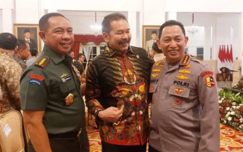 Jaksa Agung bersama Kapolri