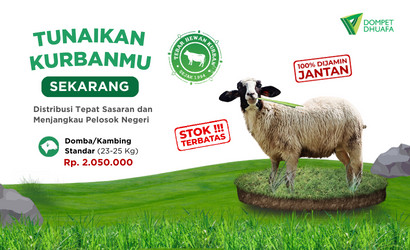 Kurban Bareng Holopis.com, Ada Kambing Premium sampai Sapi Berkualitas 1 Kambing Standar