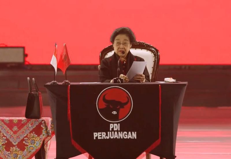 Megawati Soekarnoputri di Rakernas V DPP PDIP - HOLOPIS