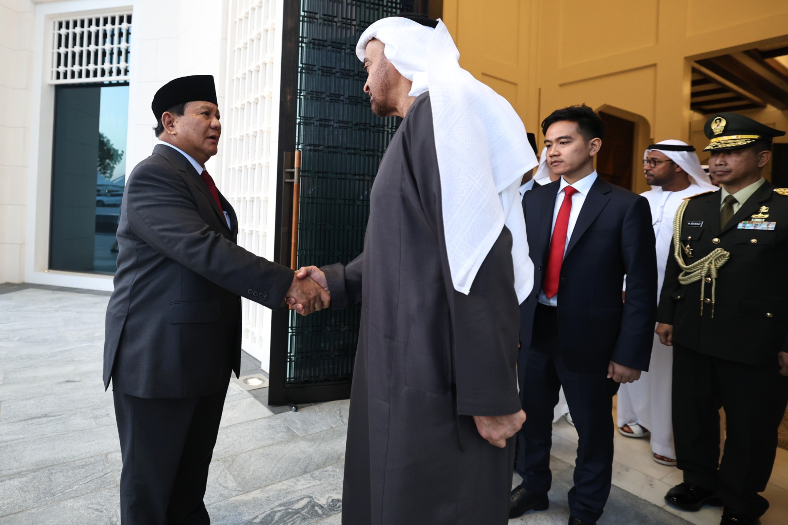 Prabowo Gibran Bertemu MBZ